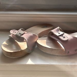 Dr. Scholl’s Original sandal baby bc pink leather